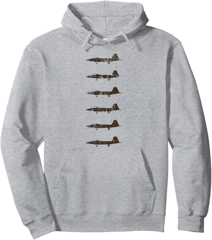 Kampfjet-Pilotengeschenk Vintage Pullover Hoodie