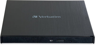 Verbatim Externer Slimline Bluray Writer mit USB 3.0-Kabel, externer DVD und Bluray Brenner, ideal f