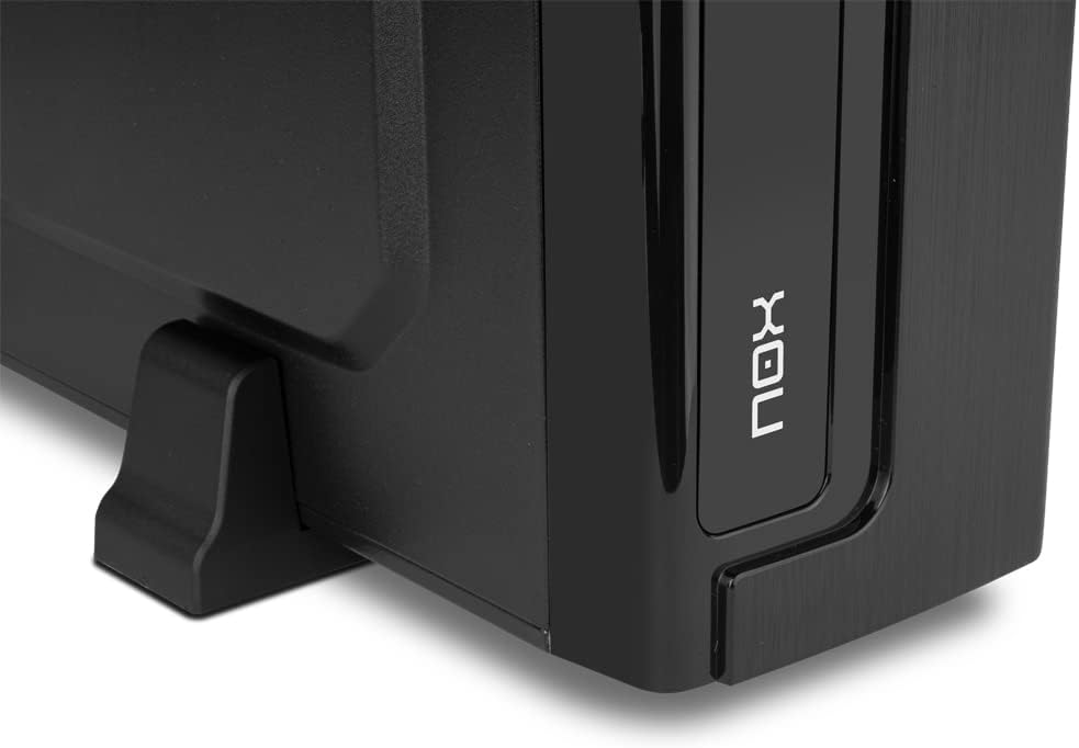 NOX LITE070 - NXLITE070 Mini-Tower mit Netzteil 500 W, USB 3.0, Lüfter 80 mm, Micro ATX, ITX, Frontp