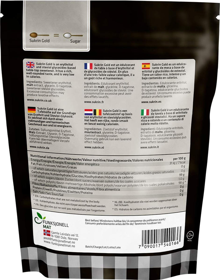 sukrin Sukrin Süssstoff-Mischpackung - Gold, Sukrin:1, Zuckerguss