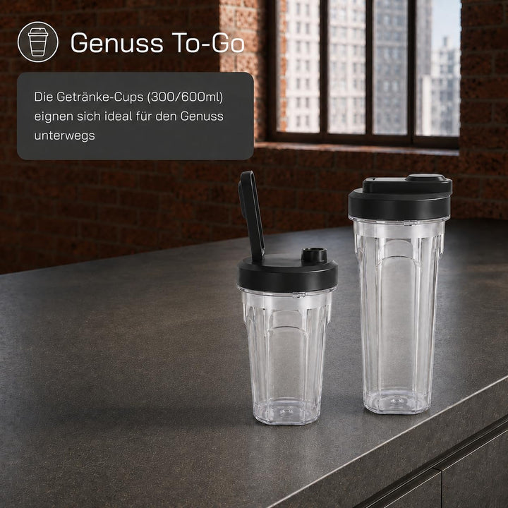 Standmixer BLEND 5010 | Standmixer Glas 1,75 L | 1400 W | stufenlose Regulierung | Mixer Küche mit S