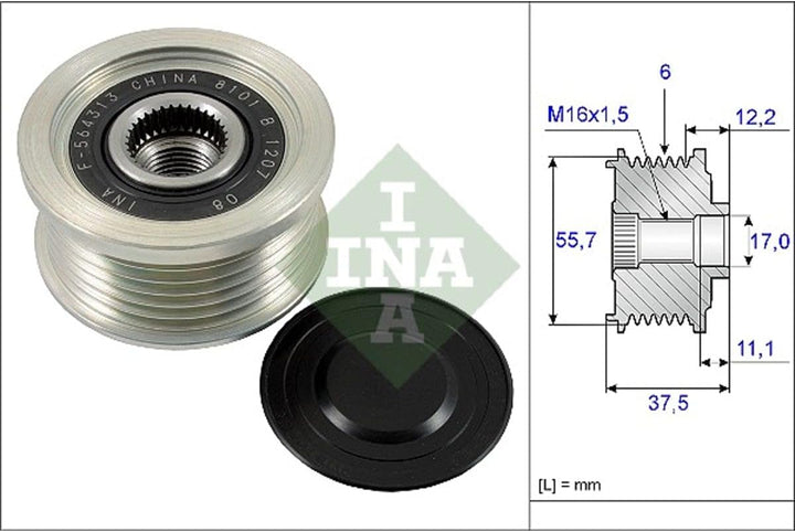 INA 535 0226 10 Generatorfreilauf