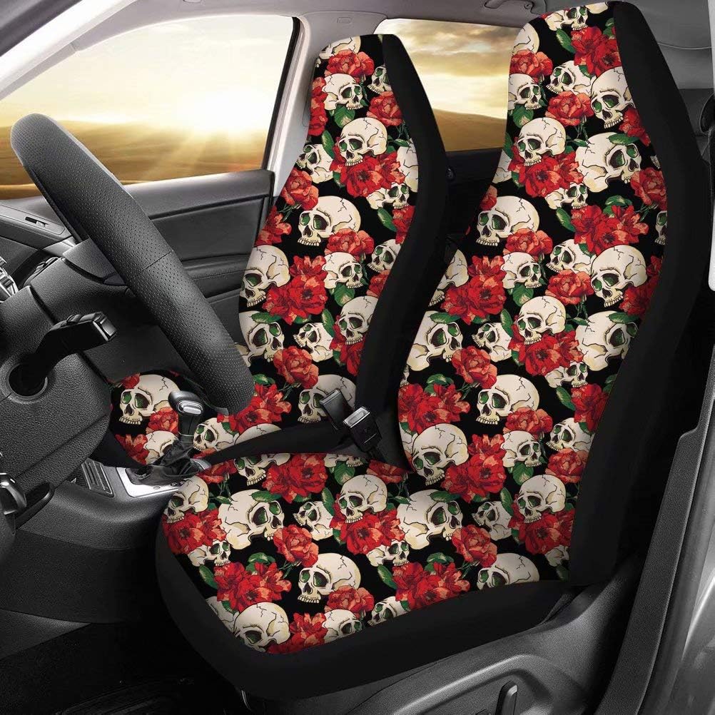 chaqlin Full Set 2 Stück für Frauen Damen Niedliche Autositzbezüge Niedliche Hundepfote Fussabdruck