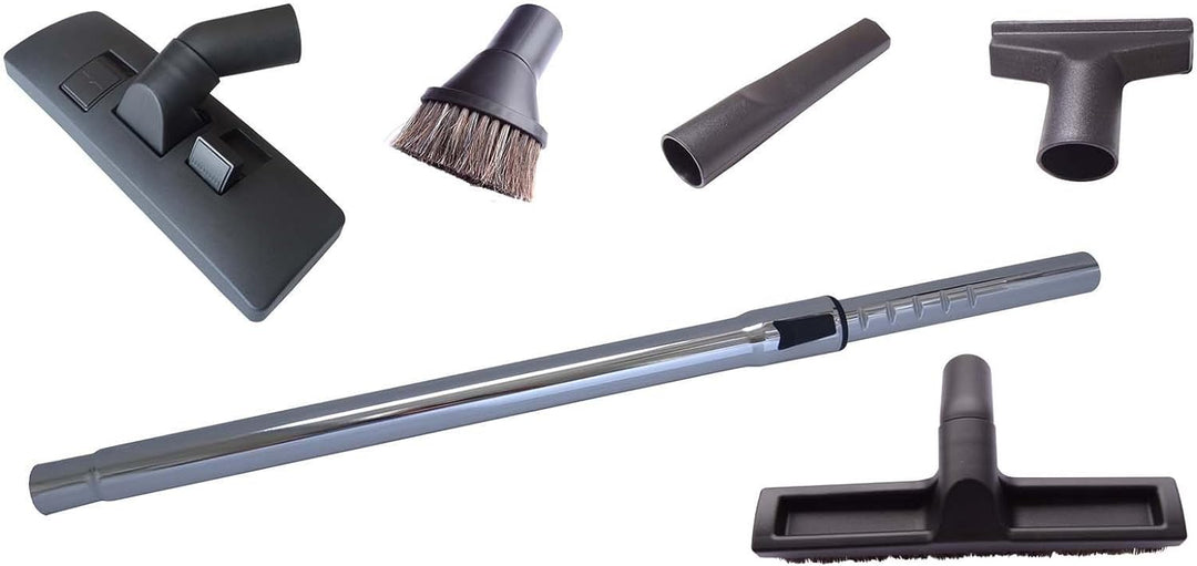 Staubsaugerrohr, Polsterdüse, Saugpinsel, Fugendüse & Hartbodendüse im Set kompatibel für AEG Smart