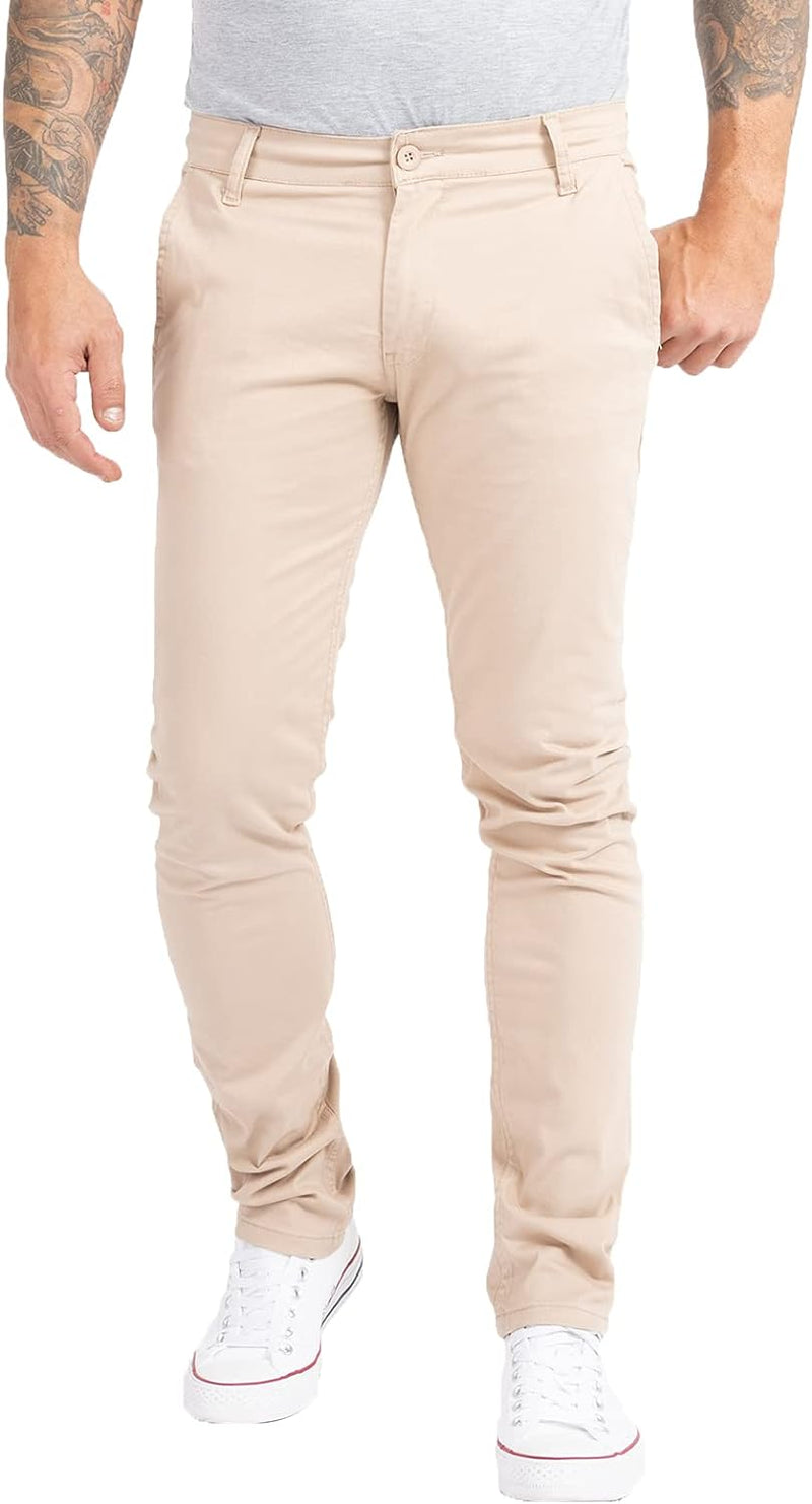 Indumentum Chino Hose Basic Slim Fit IS-305 31W / 30L Beige, 31W / 30L Beige