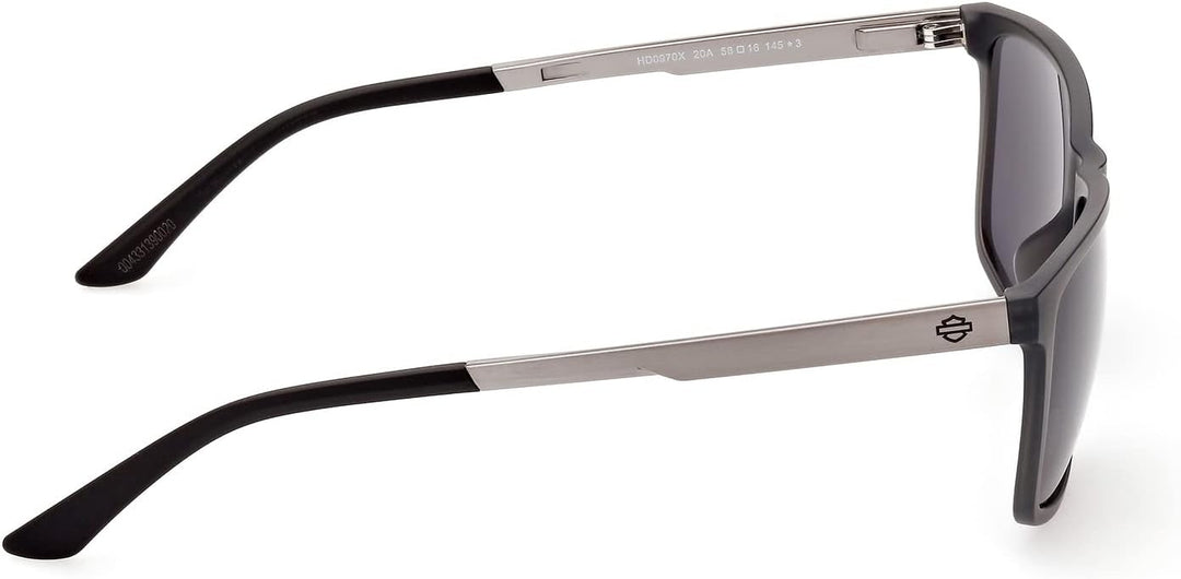 Harley-Davidson Herren Hd0970x Sonnenbrille, Grau/Andere, 58