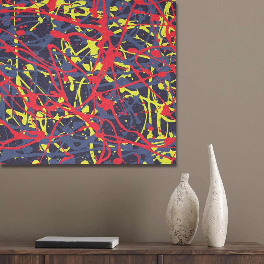 MuchoWow© Filz Bilder Akustikpaneele 100x70 cm Wohnzimmer Deko Modern Wandbild Schallabsorption Bild
