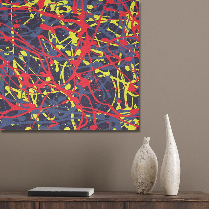 MuchoWow© Filz Bilder Akustikpaneele 100x70 cm Wohnzimmer Deko Modern Wandbild Schallabsorption Bild