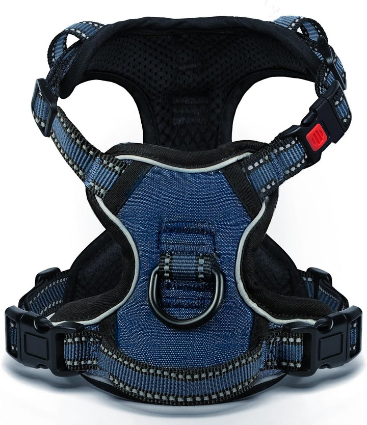 BaoCheng Hundegeschirr Anti Zug Hundegürtel,Kleine/mittlere/grosse Hunde,Atmungsaktives Mesh, Einfac