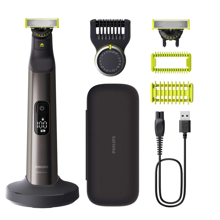 Philips OneBlade Pro 360 Authentisch Face & Body Elektrischer Bartschneider, Rasierer und Bodygroome