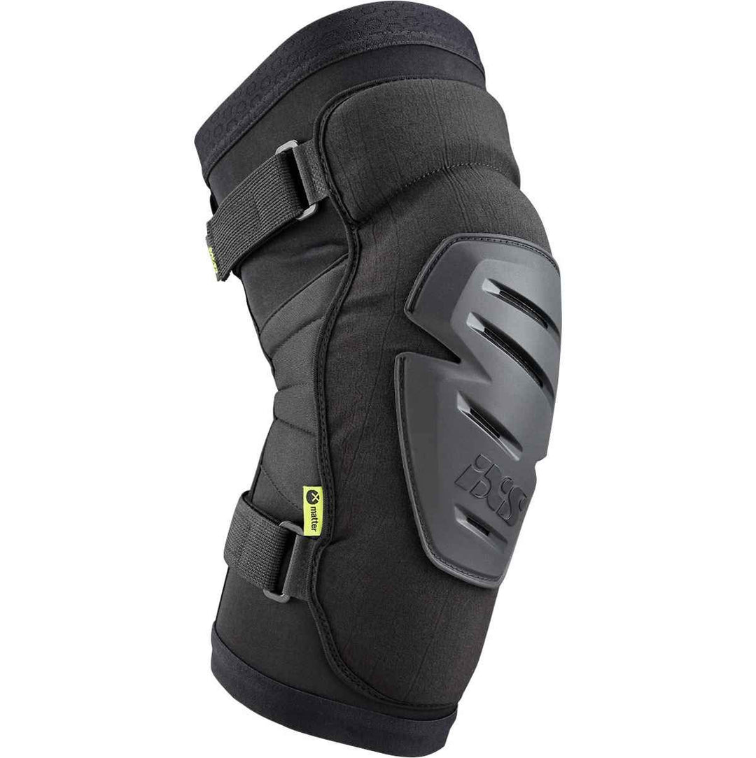 IXS Carve Race Knieschützer für Mountainbike, E-Bike, Cycle, Schwarz, S, S