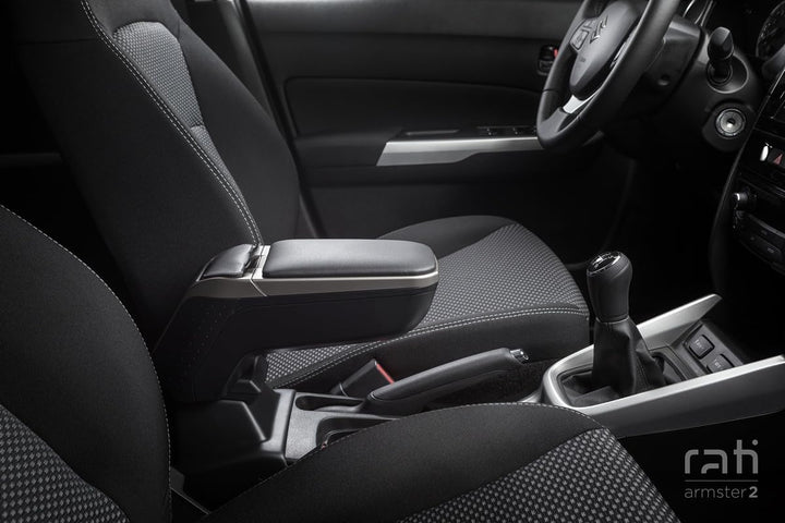 Rati Armster2 Mittelarmlehne kompatibel mit Citroen C3 AIRCROSS 2018- (Silver Edition & Pocket) SILV