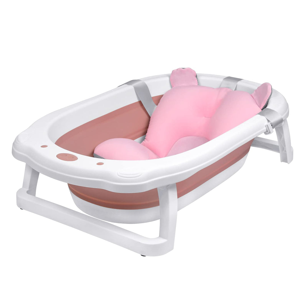 Baby Badewanne Faltbare,Babywanne Klappbare 82 * 50 * 20cm,stabiles PP&TPE Plastik,platzsparendm,Bad