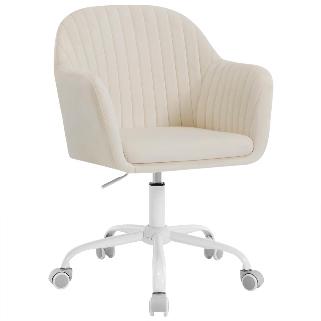 WOLTU Schreibtischstuhl, Bürostuhl ergonomisch, Homeoffice Stuhl höhenverstellbar, Schminkstuhl mit