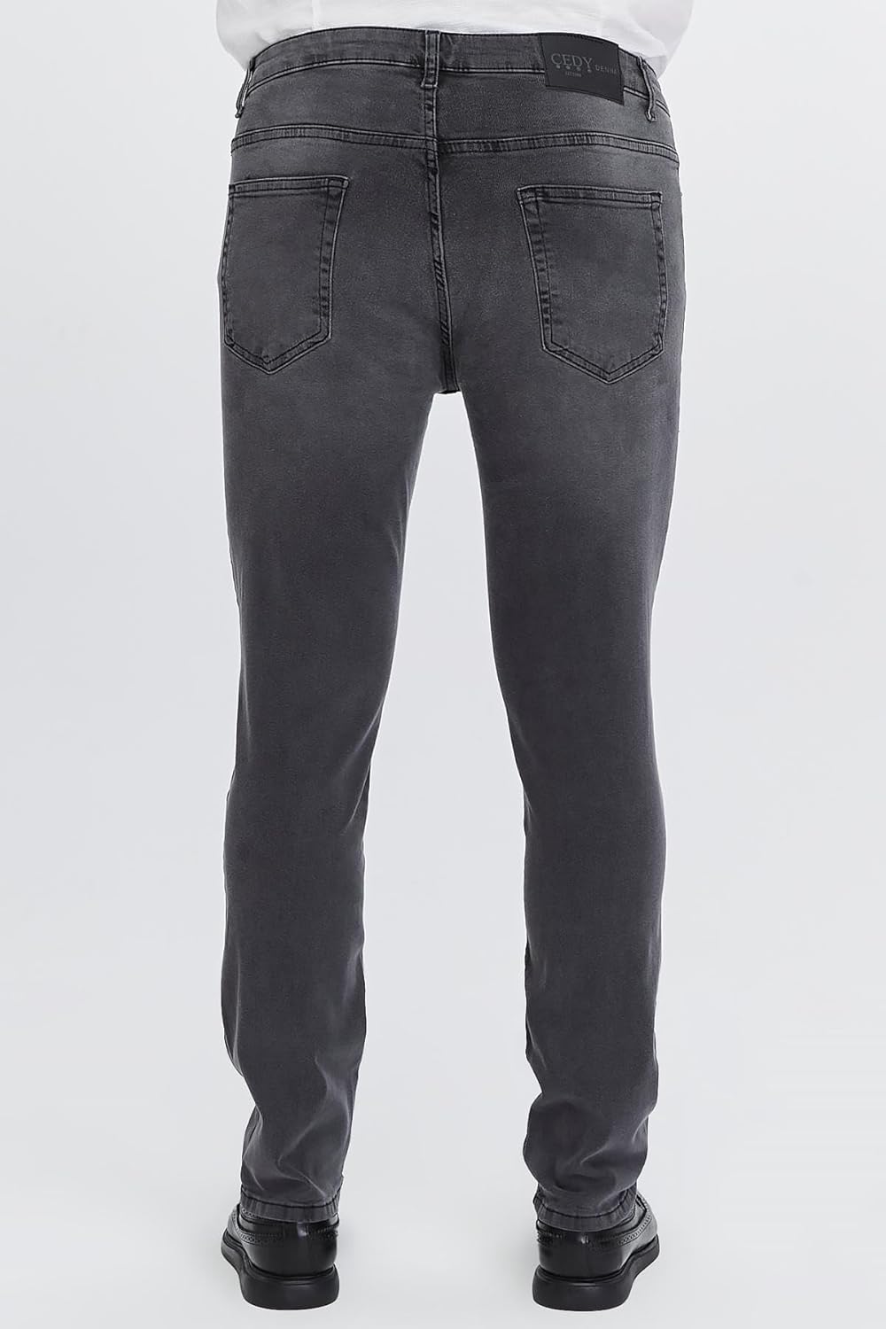 Herren Jeans Regular Fit, Stretch Jeanshose, Herren High Waist, Straight Cut, Basic Washed, Männer H