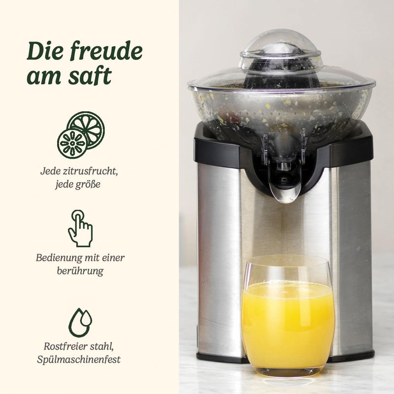 Cuisinart Saftpresse, Zitruspresse zum automatischen Entsaften von Zitrusfrüchten, mit BPA-freiem Ku