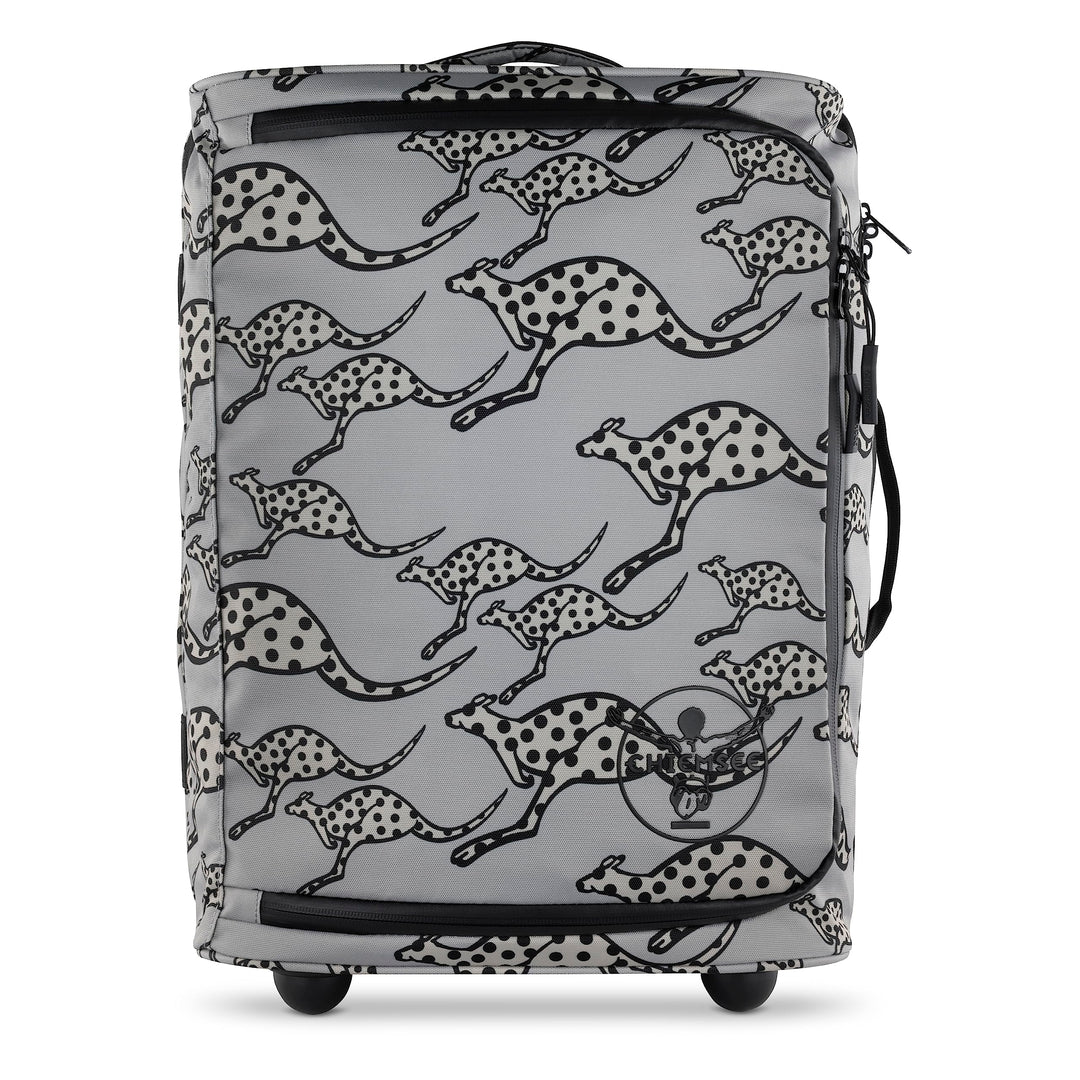 Chiemsee Jump N Fly Soft-Koffer, Weichgepäck, Bordgepäck aus recyceltem PET in Grau, Grau