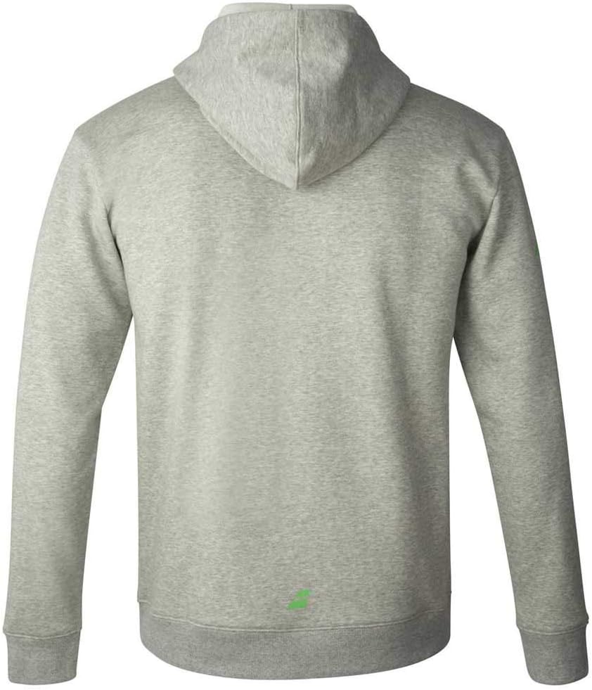 Babolat Unisex Kinder Exercise Hood Sweat Jr Sweatshirt 6-8 Jahre Grau Meliert (High Rise Hthr), 6-8