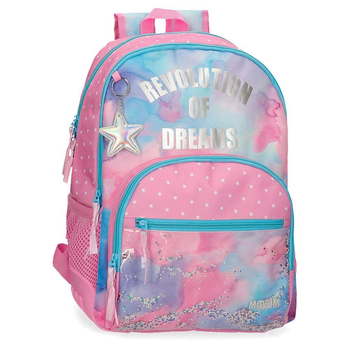 Movom Revolution Dreams Doppelfach-Rucksack An Trolley anpassbar Mehrfarbig 33x45x17 cms Polyester 2