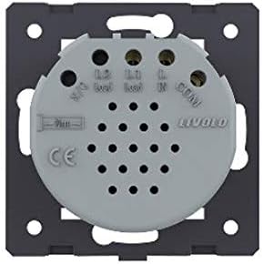 Glas Touch Schalter Lichtschalter Funkschalter Steckdosen Wechselschalter Kompatibel mit Livolo blen