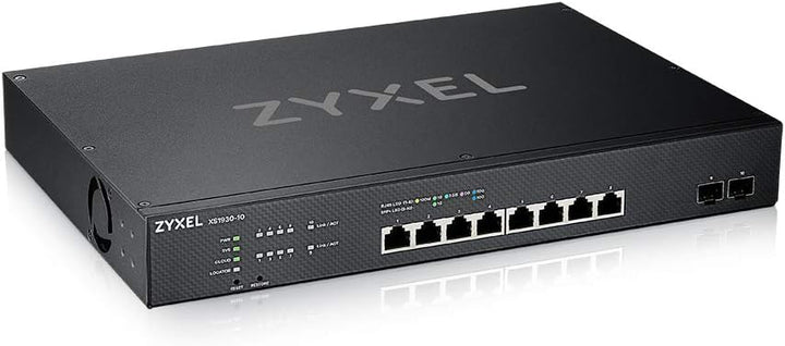 ZyXEL NebulaFlex Smart-Managed Switch mit 8 Ports, Multi-Gigabit + 2 10G Glasfaser-Ports [XS1930-10]