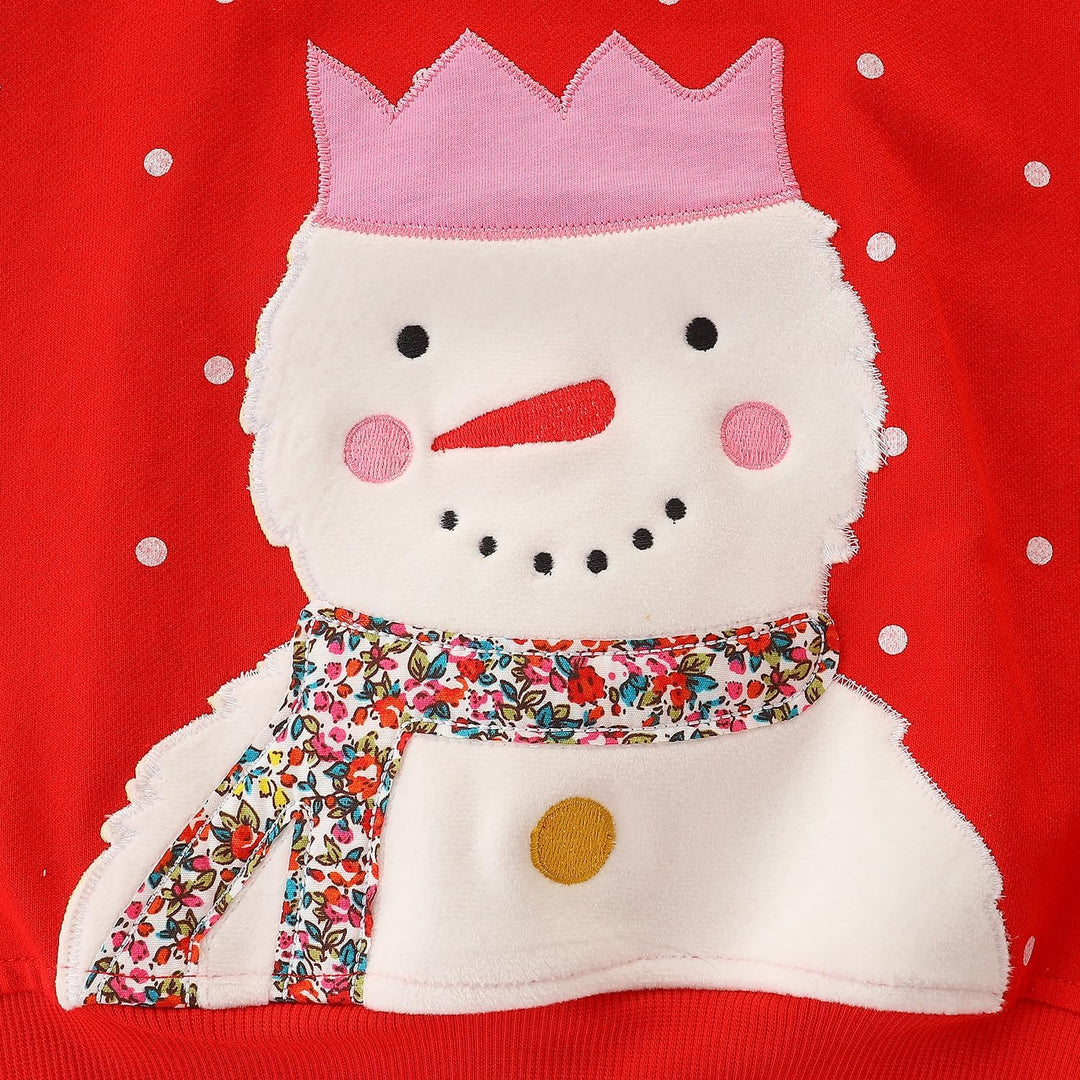Mädchen Weihnacht Pullover Kinder Weihnachtskleidung Rentier Sweatshirts Baumwolle Warme Christmas L