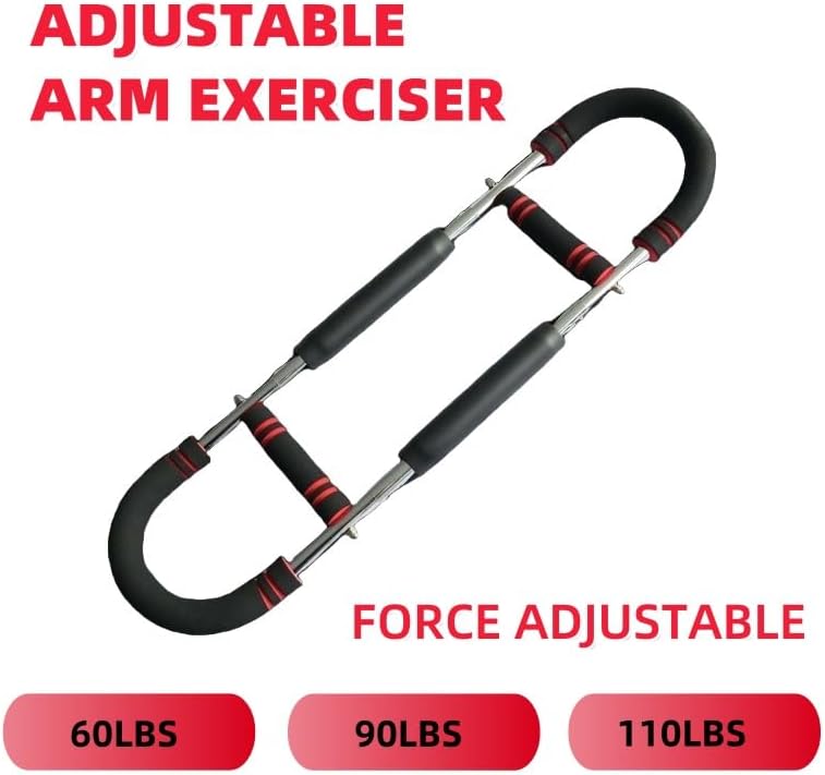 VLFit Twister Armtrainer, U-Form Verstellbarer Brustdehner, Oberschenkel-Master-Trainer, Körperstärk