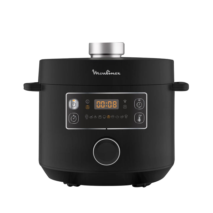 Moulinex Epic Turbo Cuisine CE7548 Elektrischer Schnellkochtopf, 1090 W, 10 Automatikprogramme, Damp