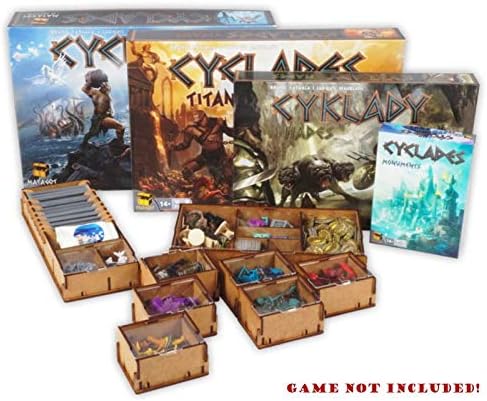 docsmagic.de Organizer Insert for Cyclades Box - Einsatz, Cyclades