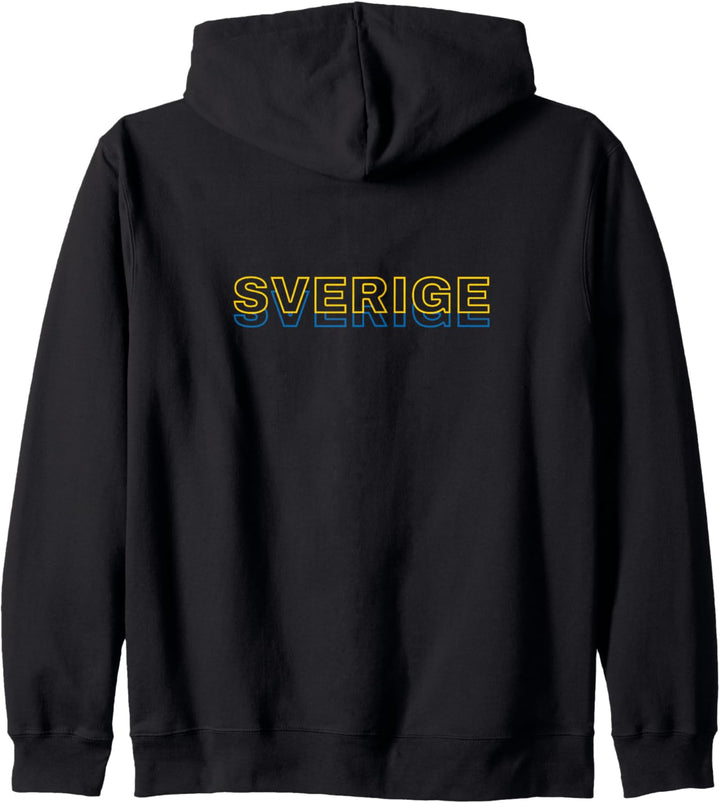 Flagge Schweden Kapuzenjacke
