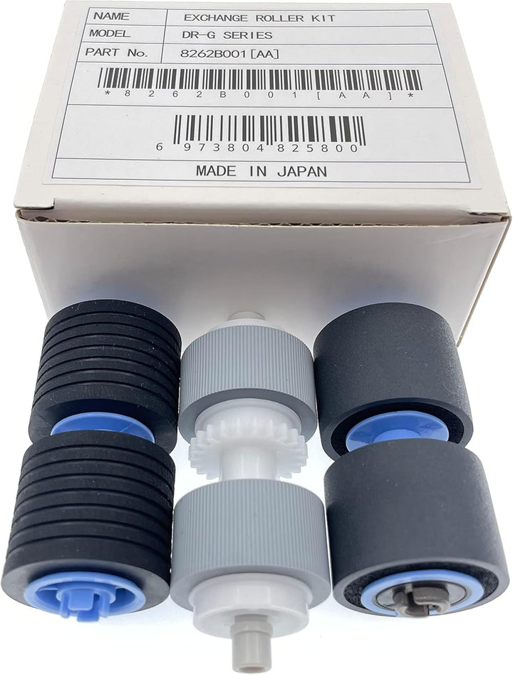OKLILI 3601C002 8262B001 Scanner Exchange Roller Kit Pickup Roller kompatibel mit Canon DR-G1100 DR-