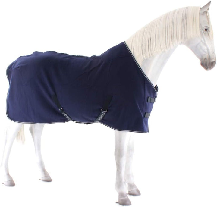 HorSeven Fleecedecke - Marine/Navy, Grösse:145, 145
