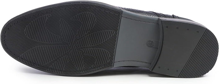 Feversole Men's Classic Dress Marc Herren Anzugschuhe Derby Schnürschuhe Business Schuhe Formale Mod
