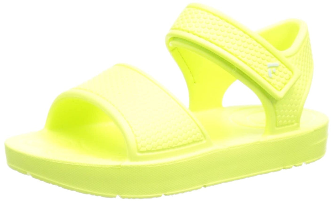 Fitflop Unisex Kinder Iqushion Kids Ergonomic Back Strap SandalSandale 25 EU Electric Yellow, 25 EU