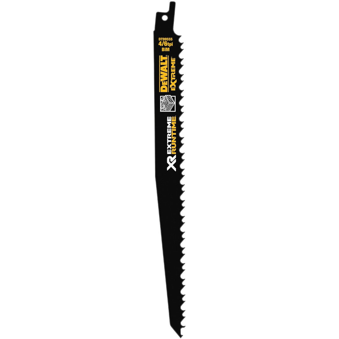 DeWALT XR Extreme Runtime Saebelsaegeblatt BIM Multi 152 mm, 5 Stück, DT99554-QZ 152 mm / Holzmateri