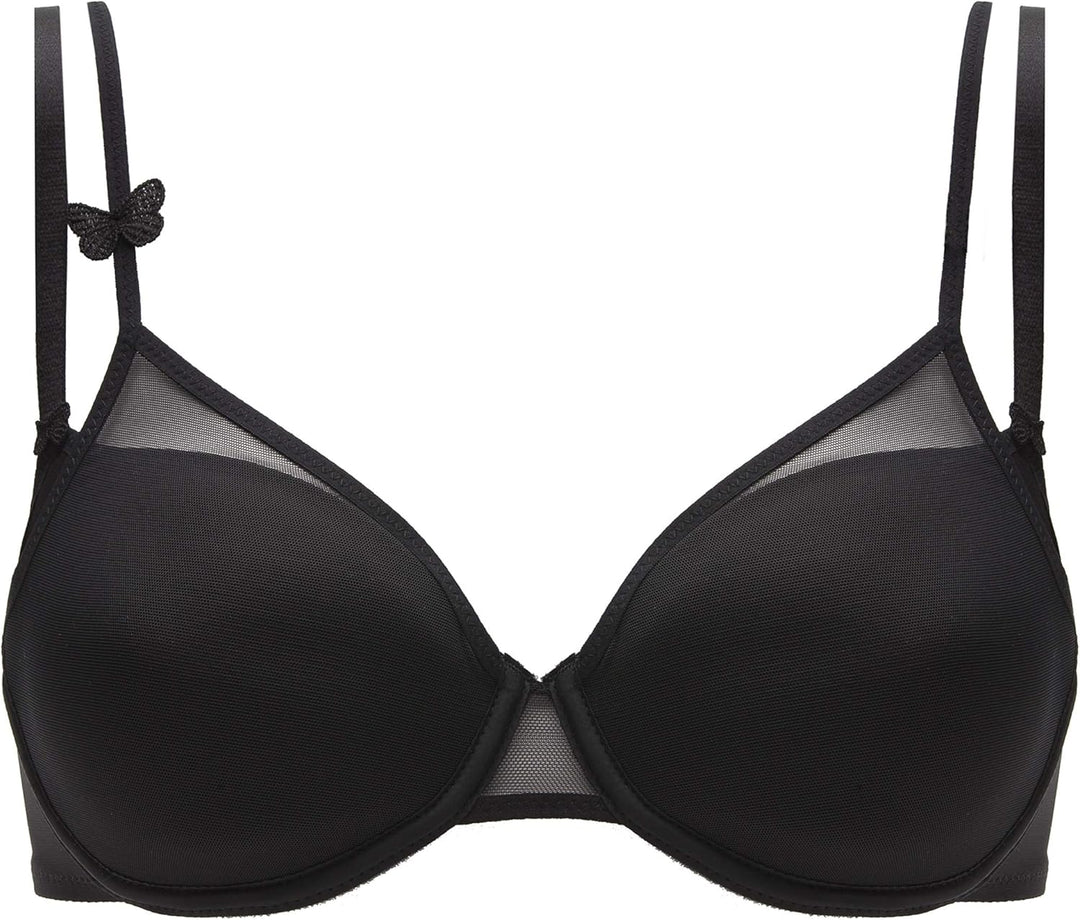 Passionata MISS JOY, Bedeckender Spacer-BH, Damen Unterwäsche T-Shirt 70A Schwarz, T-Shirt 70A Schwa