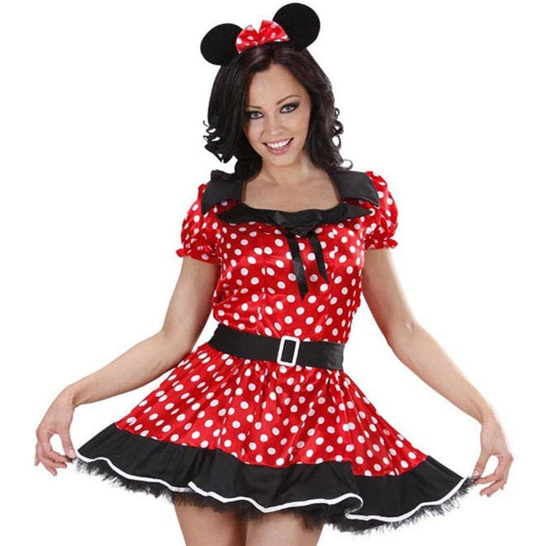 "MOUSE GIRL" (dress with sewn-in petticoat, ears) - (L), L