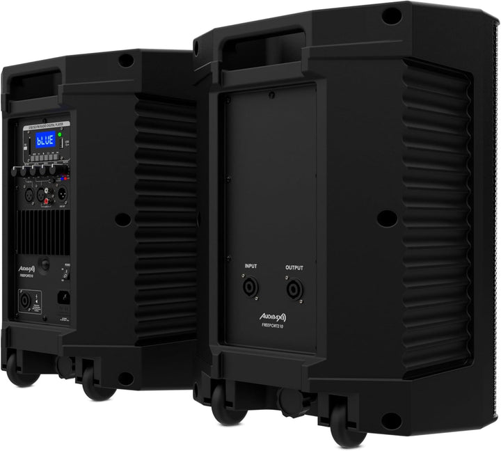 Audibax Freeport 210 – Set mit 2 Aktiven und Passiven 10-Zoll-Lautsprechern – 250W Leistung – USB/SD