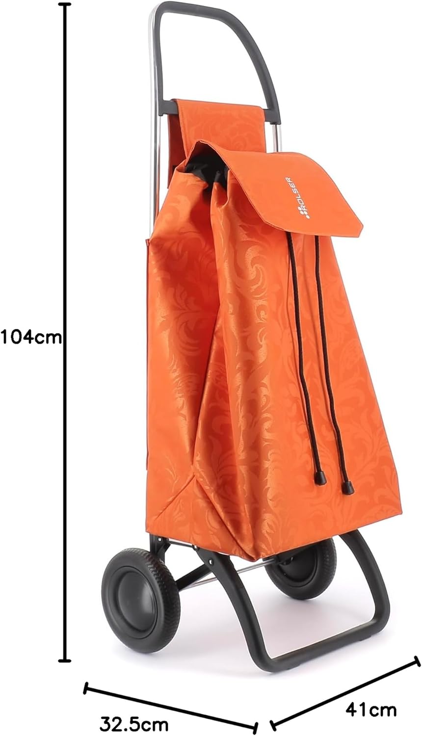Einkaufstrolley Rolser Saquet Gloria 2 Räder - Orange, Orange