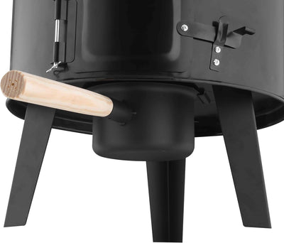 Strattore Gulaschkanone Gulaschkessel 19 Liter Eintopfofen mit Grillfunktion Ofen Grill Kugelgrill -