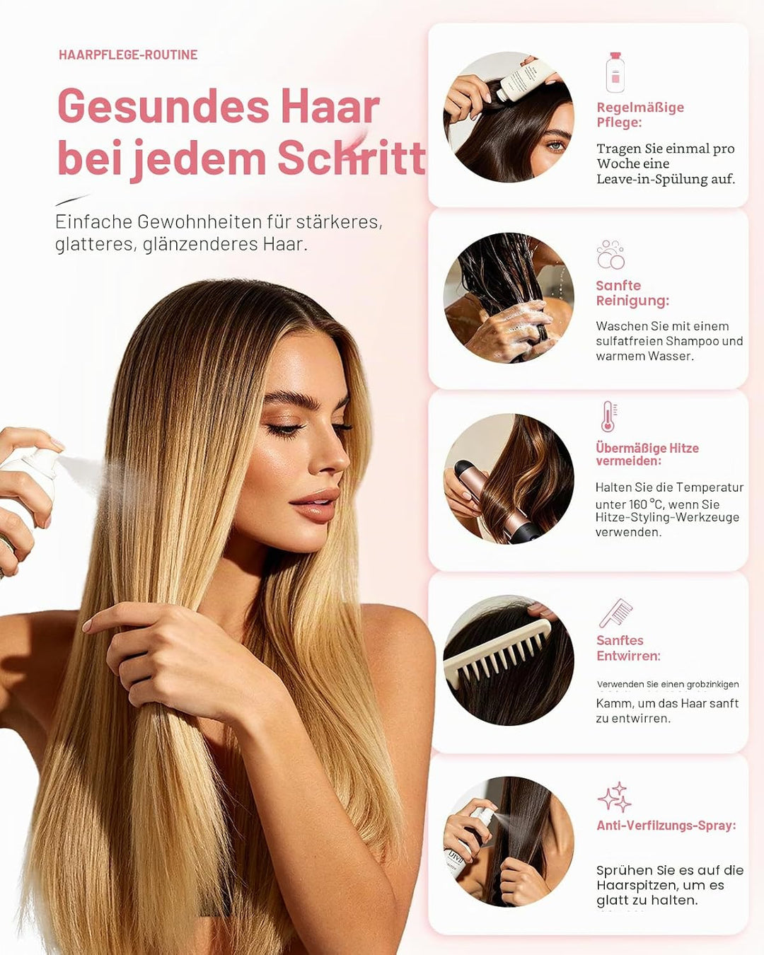 Moresoo Tape in Extensions Echthaar Dunkelbraun Invisible Tape Extensions Haarverlängerung Echthaar