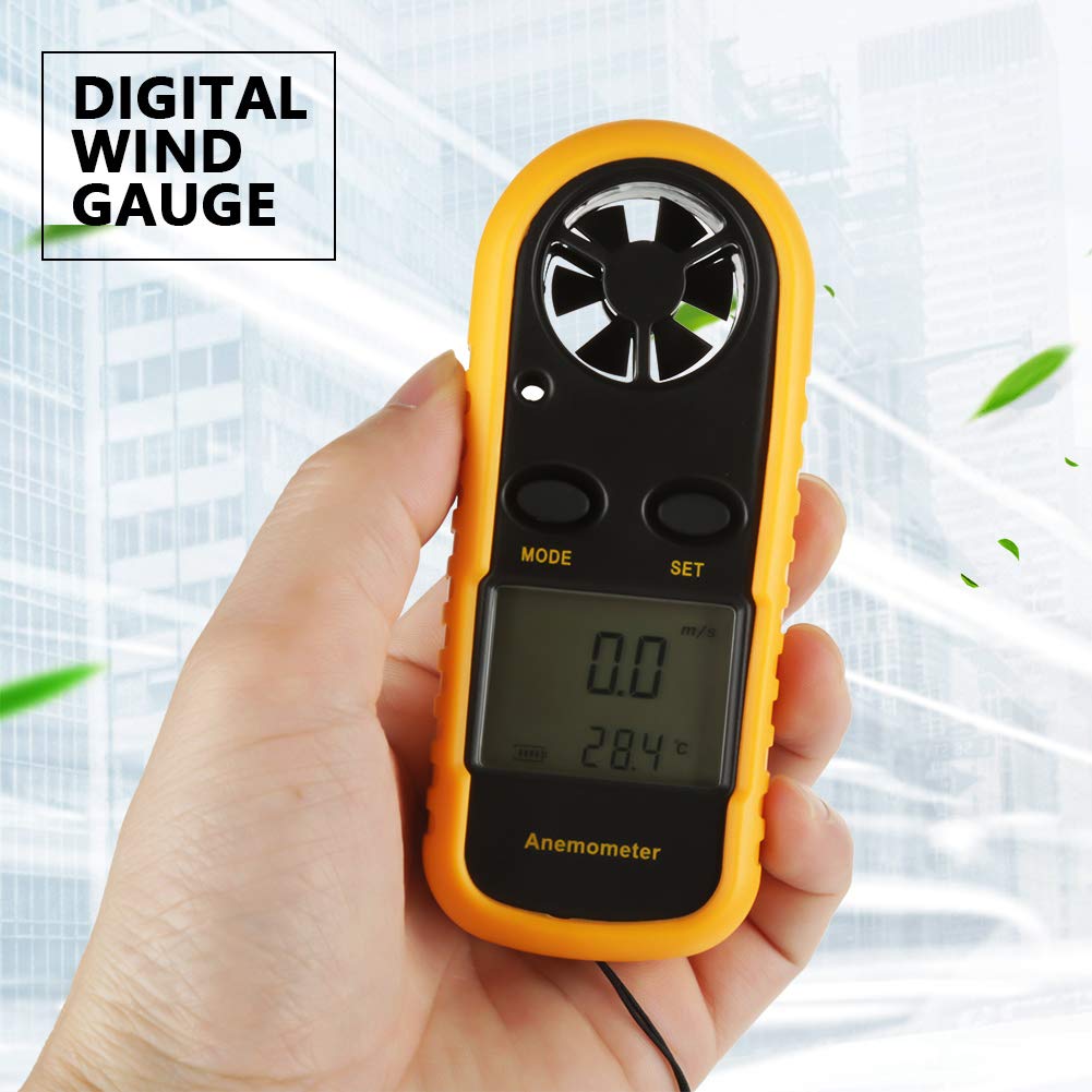 Digitales Windgeschwindigkeitsmessgerät, Anemometer, Luftströmungsgeschwindigkeitsmessgerät, Windges