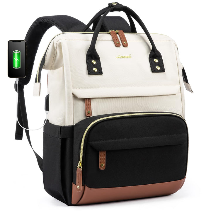 LOVEVOOK Rucksack Damen Laptop Rucksack mit Laptopfach 15.6 Zoll Schulrucksack Mädchen Teenager Schu