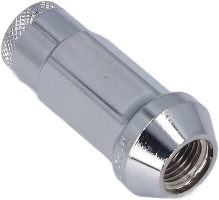 Fydun Radmuttern, Universal 20 STK M12x1,25 Metall Radmuttern Mit Schlüsselhülse(Silber), Silber
