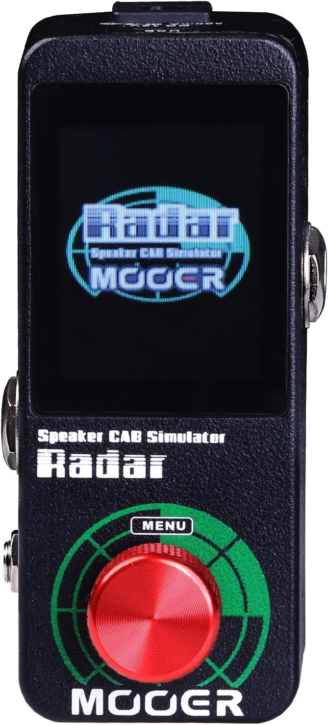 Mooer MSS1 Radar Cabinet Guitar Simulator, 2.25 in*1.75 in*4.25 in