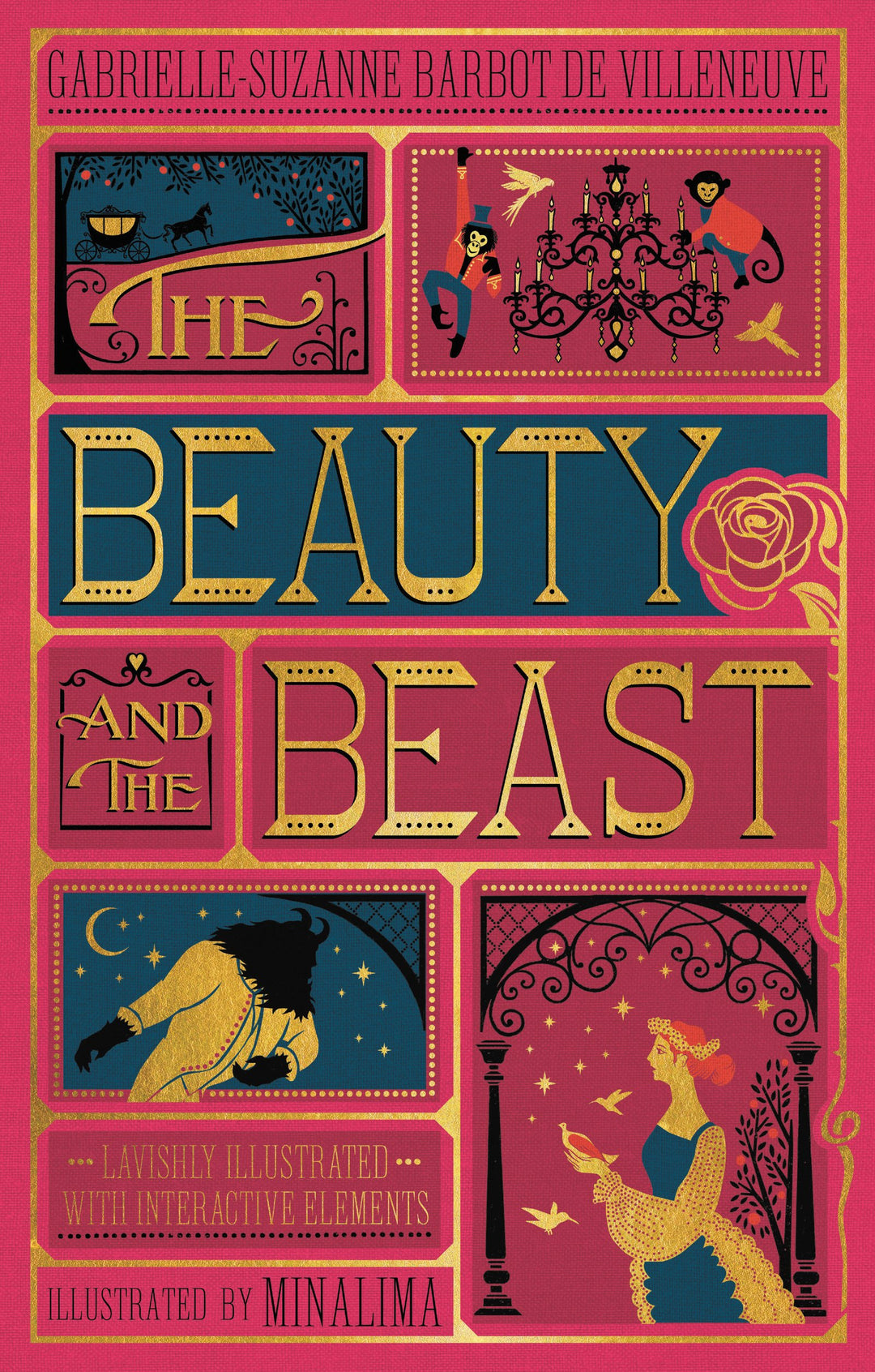 Beauty and the Beast, The (MinaLima Edition): (Illustrated with Interactive Elements), Gebundenes Bu