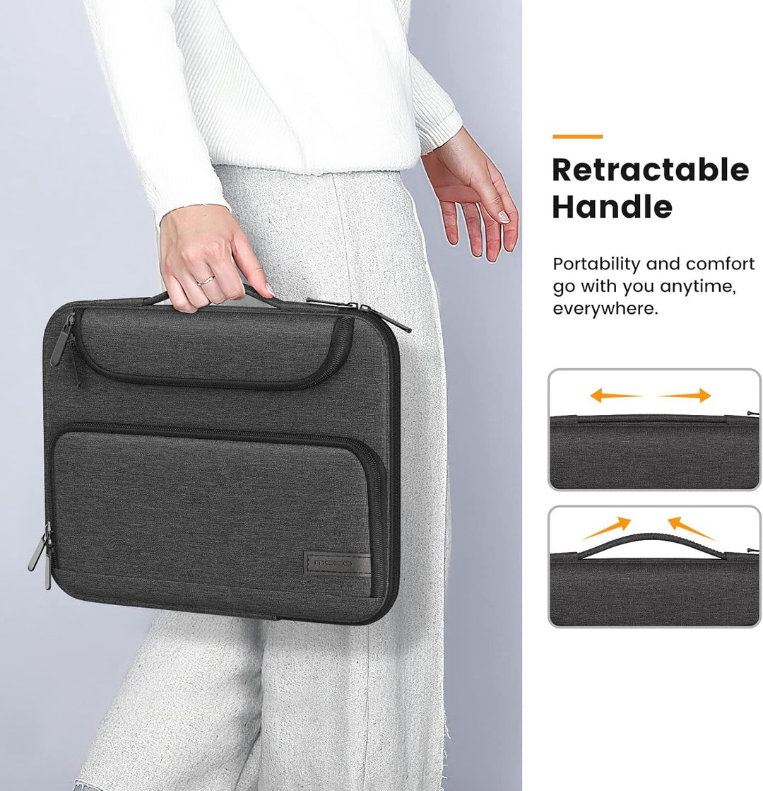 MoKo 13-14 Zoll Laptop Tasche Passend für Neuen 13 Zoll Mac Air/Pro M4, 14" Mac Pro M3/M2/M1, 13“ Ma