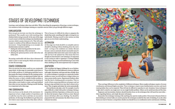 The Climbing Bible: Technical, physical and mental training for rock climbing, Taschenbuch