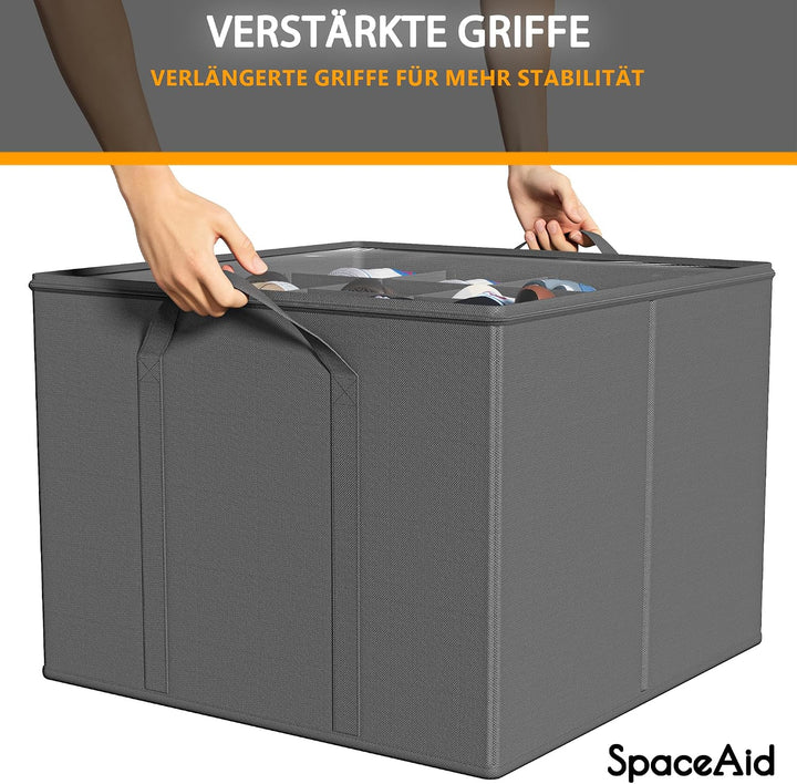 SpaceAid Schuh-Organizer für Schrank, faltbare Schuhaufbewahrungsbehälter, Körbe, Boxen mit verstell