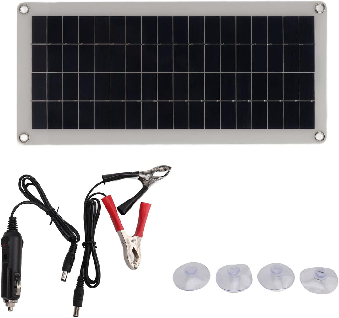 PLYE Solarpanel, 20W Universal-Mehrzweck-Solarpanel-Erhaltungslade-Kit für Automobile für Auto für M